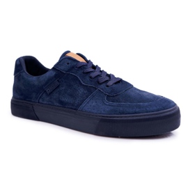Sneakers Uomo Big Star Suede Blu Navy EE174363