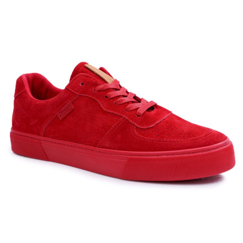Sneakers Uomo Basse Big Star Suede Rosse EE174364 rosso