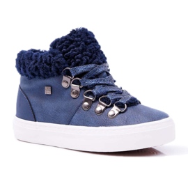 Bambini Ragazzi Ragazze Scarpe Ragazze Big Star Navy Blue EE374018
