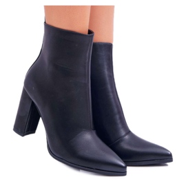 FRID Stivali Da Donna Con Tacco Alto, Cerniera In Spitz Nero Ferol
