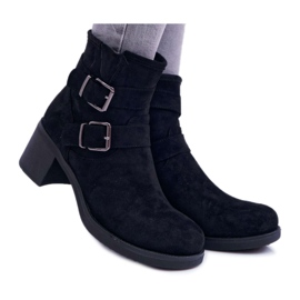 FRID Stivali Donna Con Tacco Alto Camoscio Nero Fagret