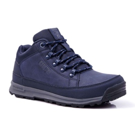 Scarpe da trekking da uomo Big Star High Outdoor Granat EE174466 blu
