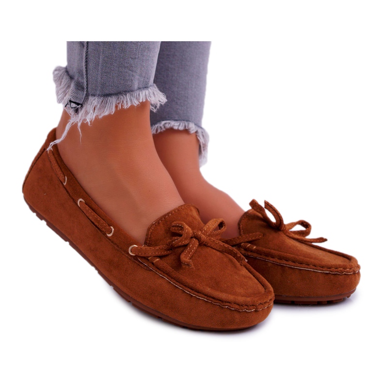 S.Barski Mocassini Donna Camoscio Cammello S. Barski Gustoben marrone