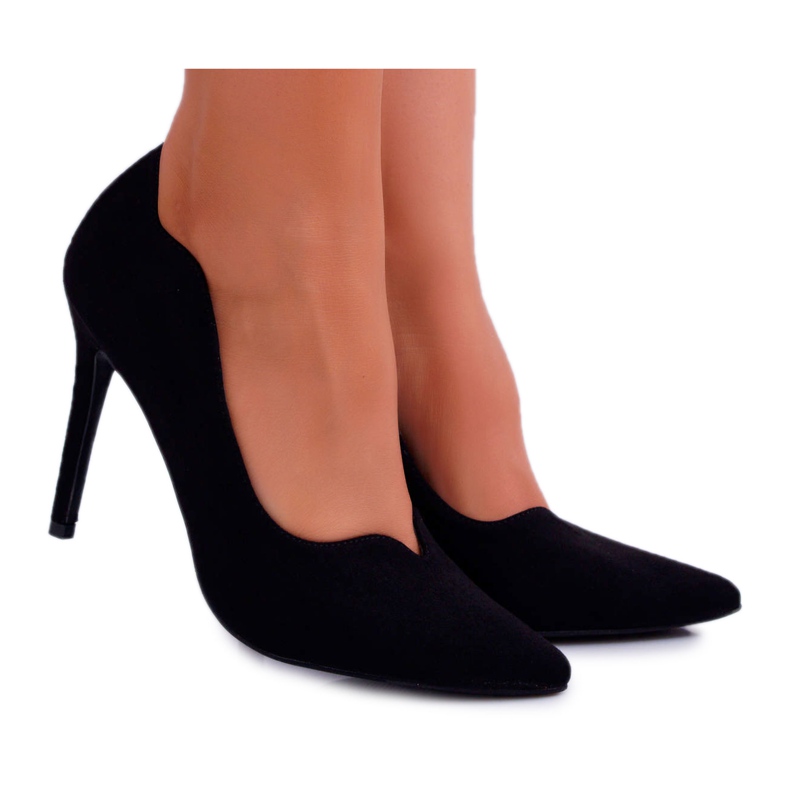 Tacchi A Spillo Donna Scamosciato Nero S.Barski Ziger
