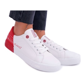 Sneakers Donna Cross Jeans Bianco EE2R4016C bianca rosso