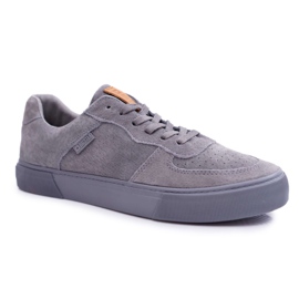 Sneakers Uomo Big Star Suede Grigie EE174365 grigio