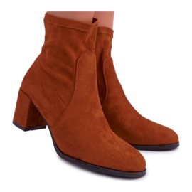 Stivali Donna Con Tacco Alto Sergio Leone Slip-on Cammello LikeStar marrone