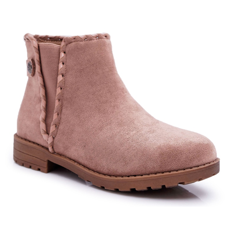 POPA Stivali per bambini Tacco piatto Kaki Sicarro cachi