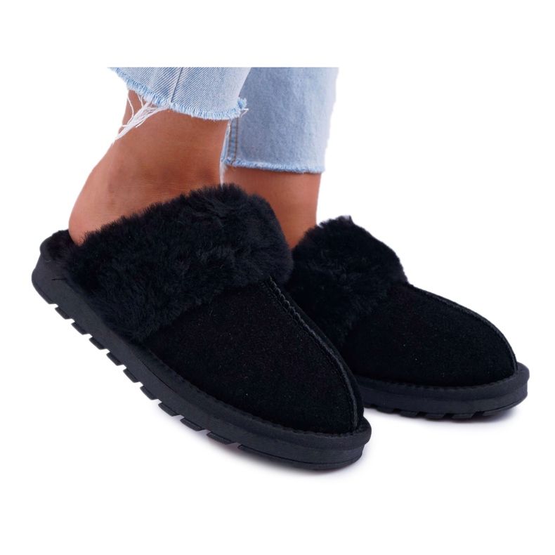 Pantofole da donna nere Mirendy nero