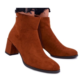 Stivali Donna Con Tacco Alto Sergio Leone Camel BT522 marrone