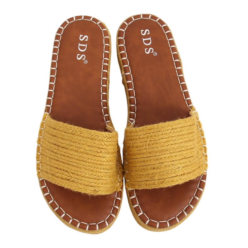 Pantofole espadrillas miele 7970-PL Giallo