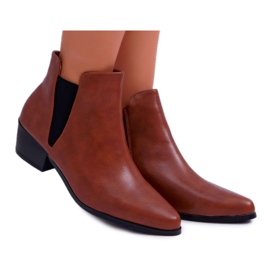 Stivali bassi da donna Camel Murino marrone