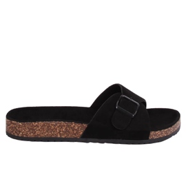 Pantofole scholki nere 6103 Nere nero