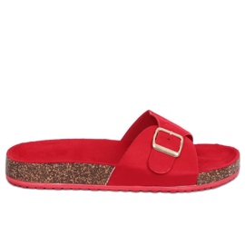 Pantofole scholki rosse 6103 Red rosso