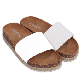Pantofole espadrillas bianche 6130 White bianca