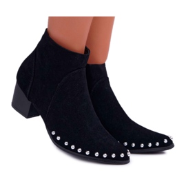 Stivali da donna neri Sobery con jet nero