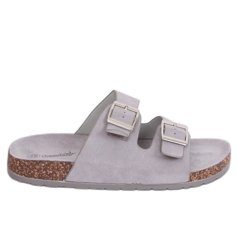 Pantofole scholki grigie BL3100-SF Grigio