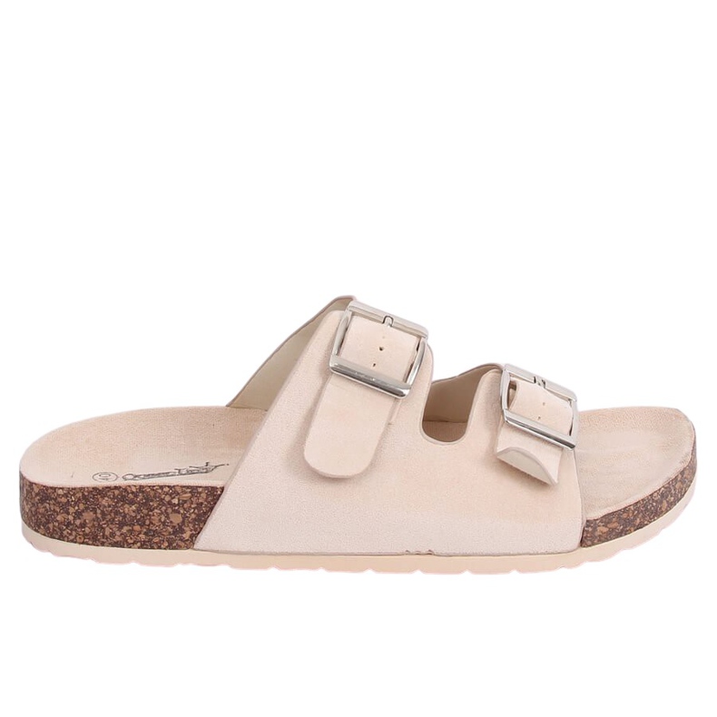 Pantofole scholki beige BL3100-SF Beige