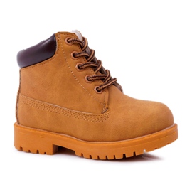 FRROCK Stivali da caccia per bambini con cerniera Camel Dexter marrone