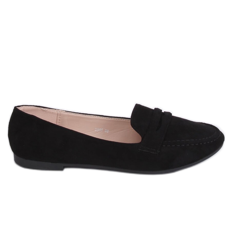 Mocassini neri da donna 3900 Black Ii Quality nero