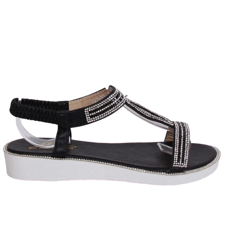 Sandali da donna neri 127-89 Black nero
