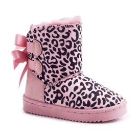 FRROCK Stivali Da Neve Per Bambini Con Pelliccia Rosa Fiona
