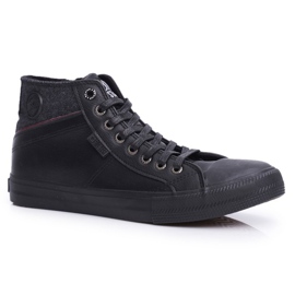 Sneakers Uomo Alte Big Star Nere EE174102 nero