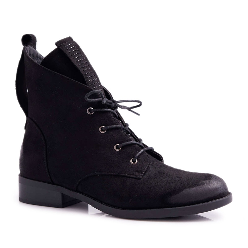 S.Barski Stivali Alti Donna Camoscio Nero Barski 75-13