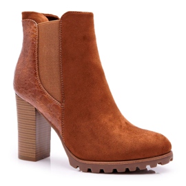 Stivali Da Donna Con Tacco Alto Cammello Mondego marrone