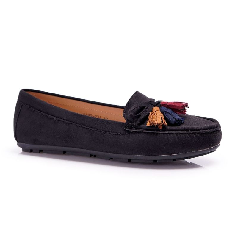 Mocassini Donna Scamosciato Nero S.Barski A199 Mohabe