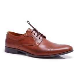 Mario Boschetti Scarpe brogue da uomo in pelle Elegant Brown Trust marrone