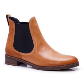 Stivali da donna Stivali Jodhpur in pelle Maciejka Cammello 04359 marrone