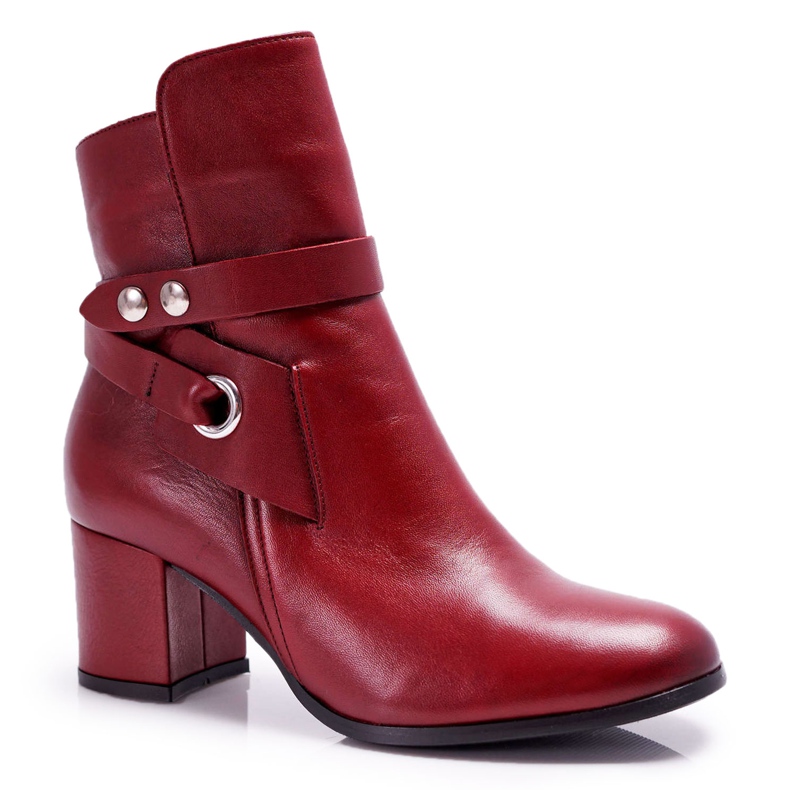 Stivali Donna Pelle Slip-on Bordeaux 1820 Laura Messi rosso