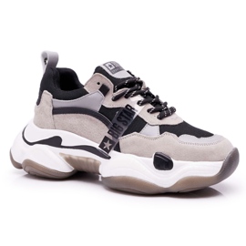 Scarpe Sportive da Donna Big Star di Daniel Lopez Grigie FF274427 grigio