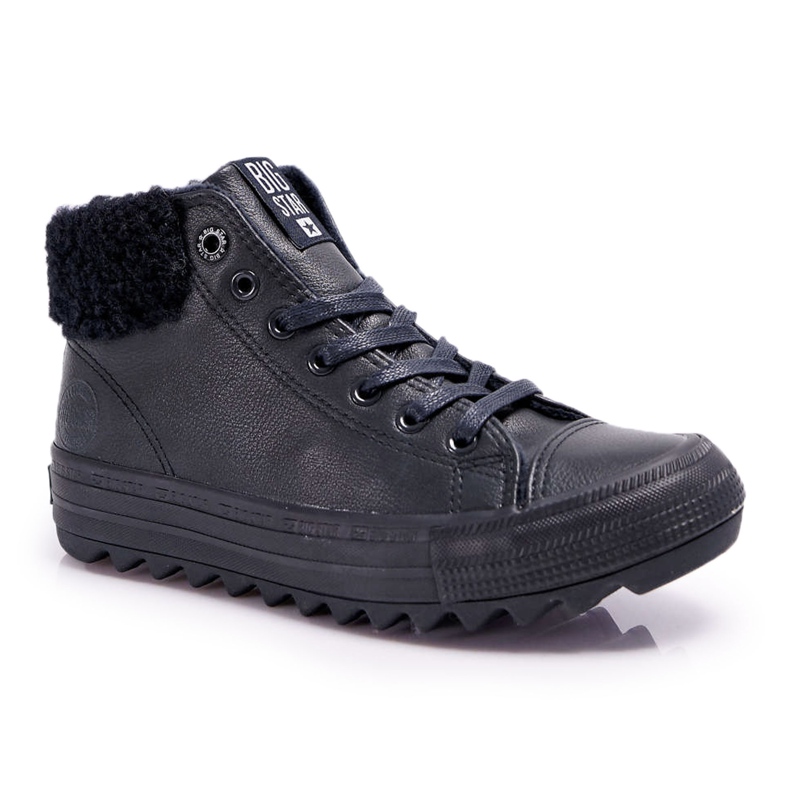 Sneakers Donna Big Star High Warmed Nere EE274145 nero