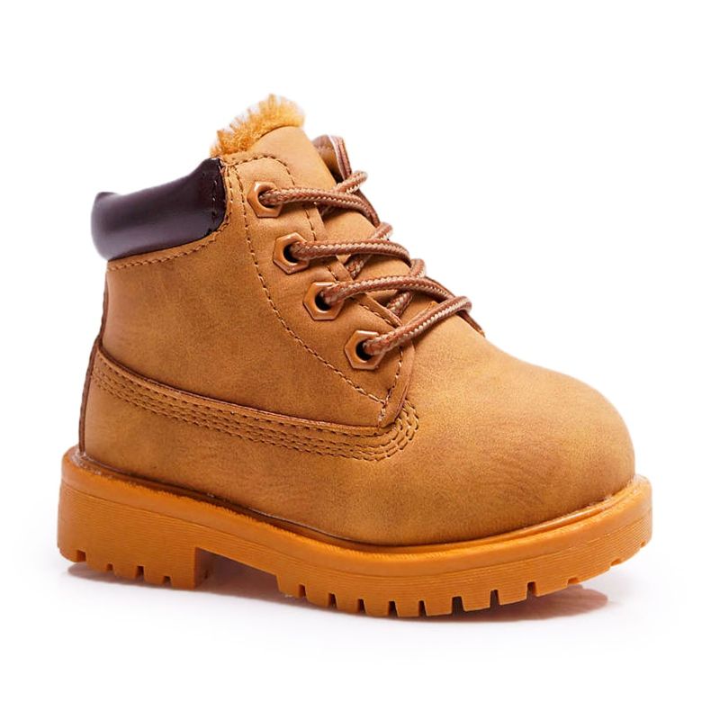 FRROCK Stivali da caccia caldi per bambini Camel Dexter marrone marrone