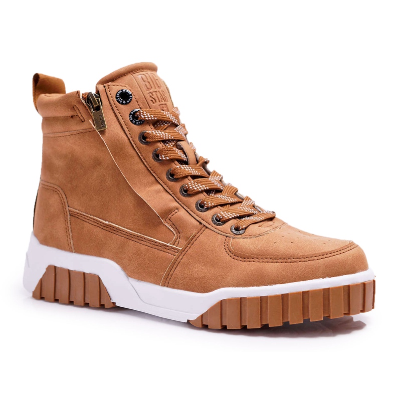 Scarpe Sportive da Donna Big Star High Camel EE274224 marrone