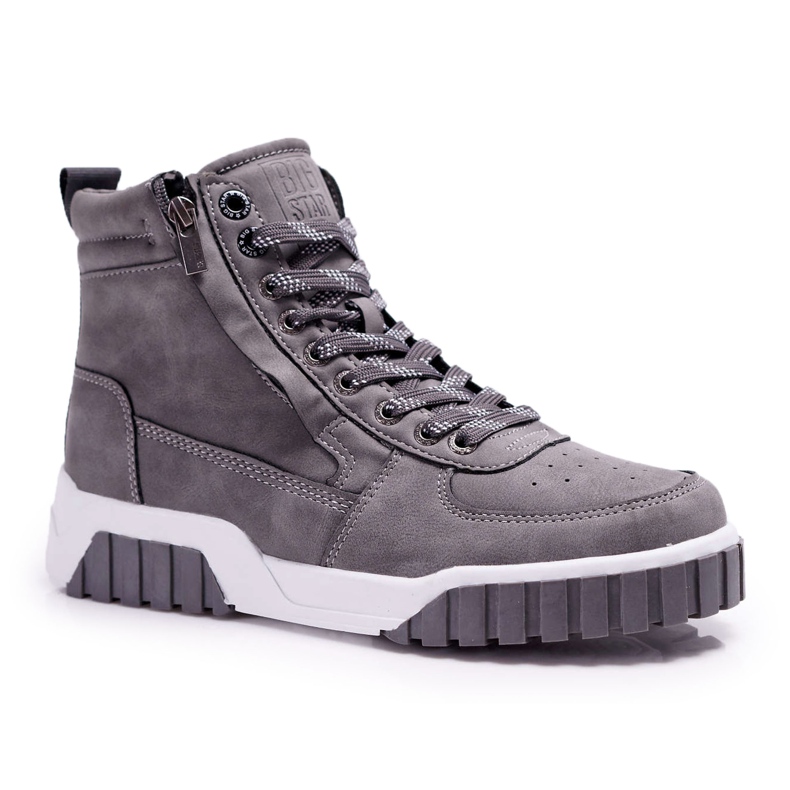 Scarpe Sportive da Donna Big Star High Grigie EE274222 grigio