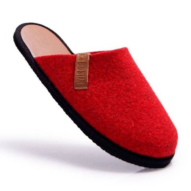 Pantofole da casa da donna Big Star rosse D267865A rosso