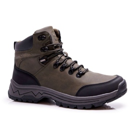 EVE Scarpe da trekking calde da uomo Derex color kaki cachi