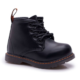 FRROCK Stivali da bambino neri Goopy caldi con cerniera nero