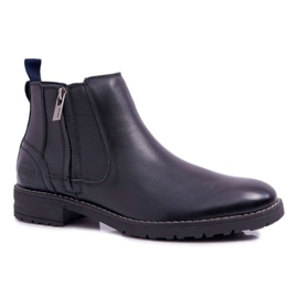 Stivali Uomo Pelle Big Star Nero EE174287