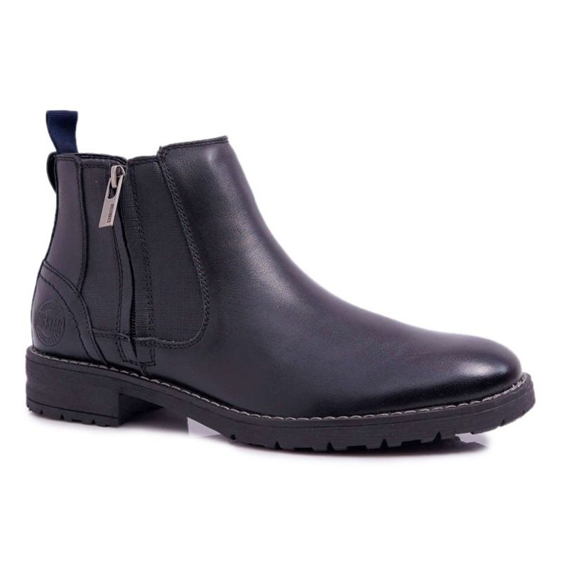 Stivali Uomo Pelle Big Star Nero EE174287