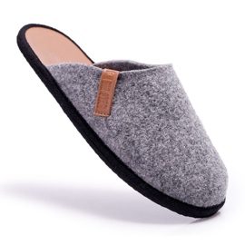 Pantofole da casa da uomo Big Star Grigie D167177A grigio