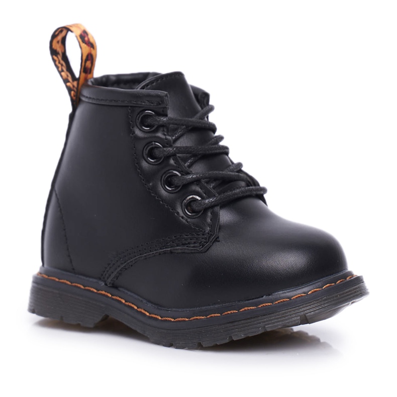 FRROCK Stivali caldi per bambini con cerniera Goopy nero