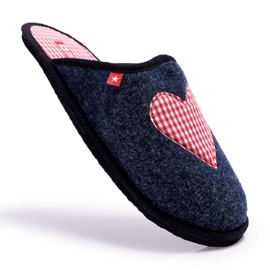 Pantofole da casa da donna Big Star Navy Blue D267800A blu navy