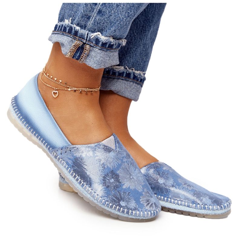 Ballerine azzurre da donna Maciejka 01930-72 / 00-0 blu