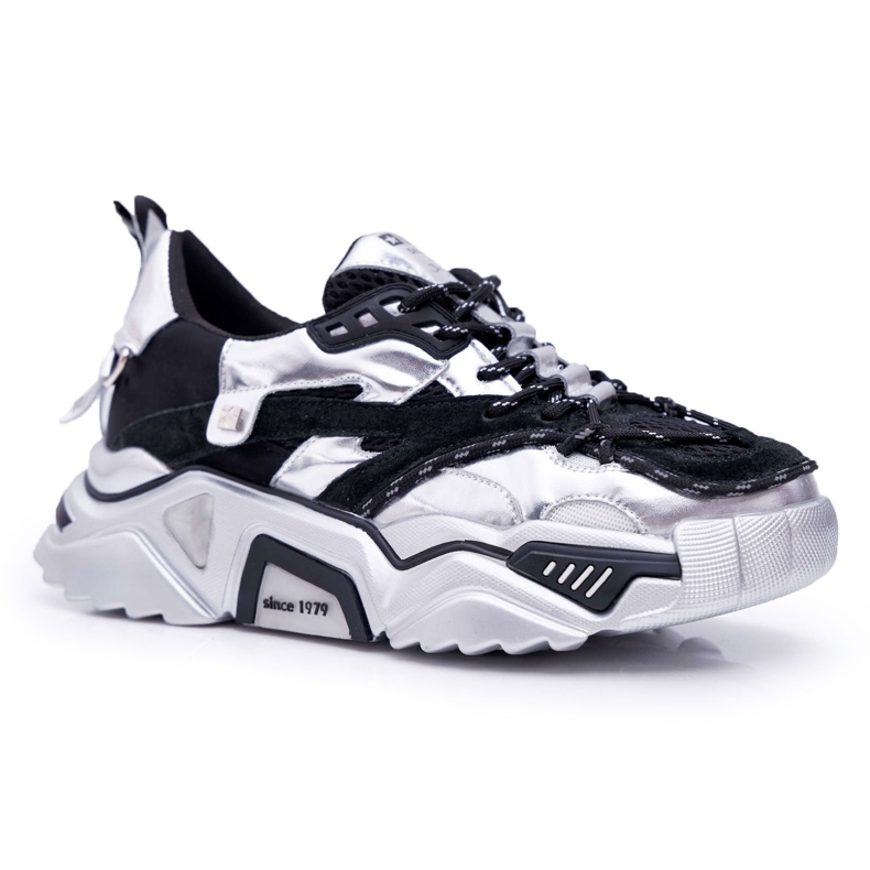 Scarpe Sportive da Donna Big Star di Daniel Lopez Nero Argento FF274A527 grigio