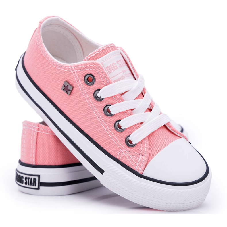 Sneakers Bambini Big Star Salmone FF374204 ['rosa'] rosa