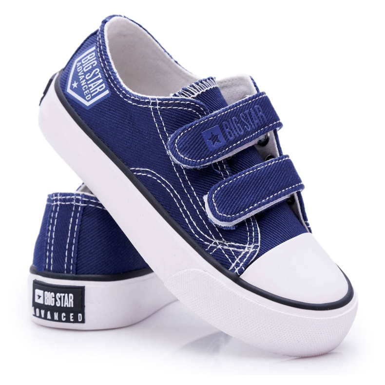 Sneakers Bambini Big Star Con Velcro Blu Navy FF374064